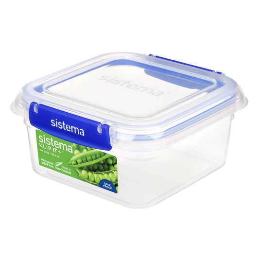 sistema Vorratsdose KLIP IT PLUST 16,1 x 7,9 x 15,8 cm (B x H x T) 1,15l mikrowellengeeignet Kunststoff transparent