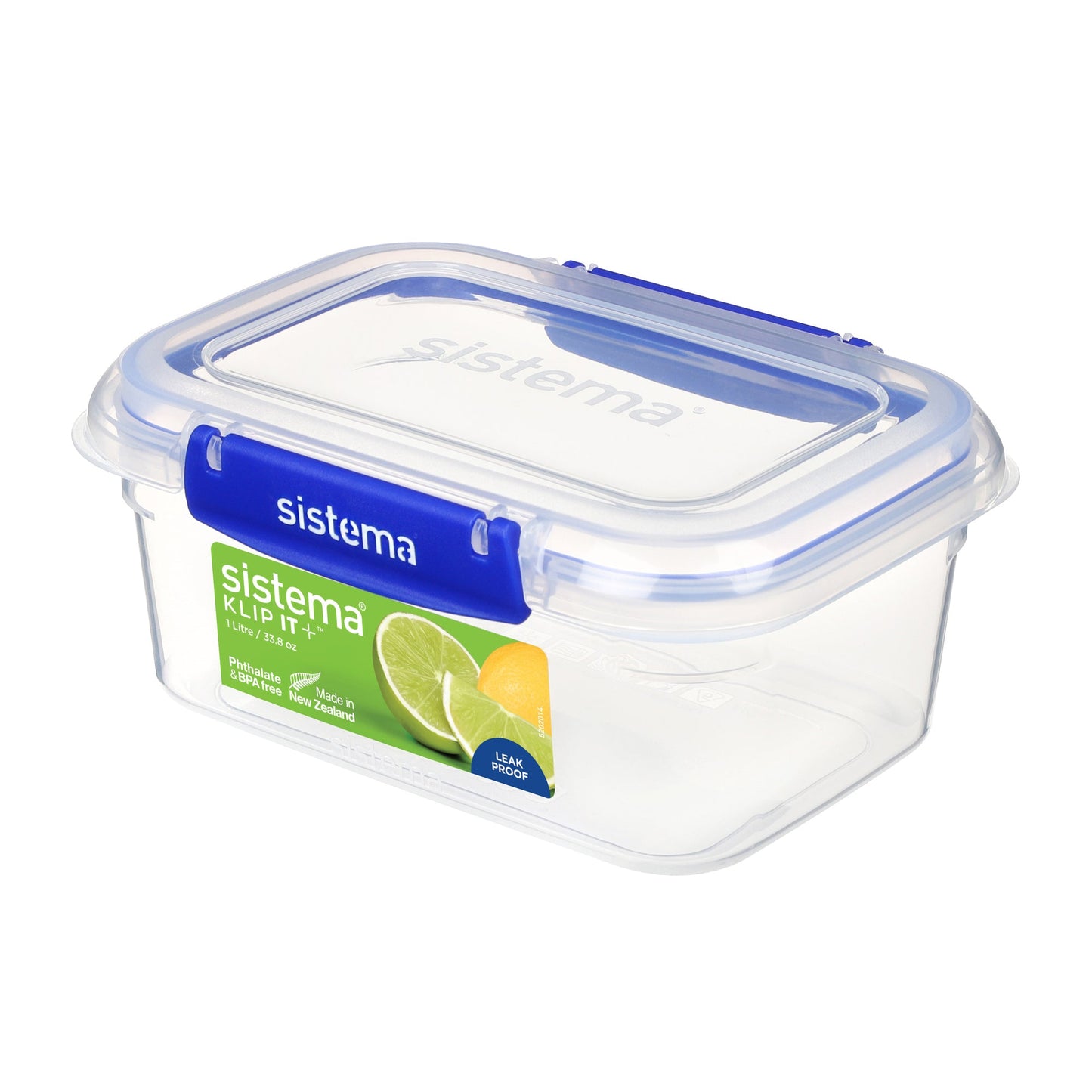 sistema Vorratsdose KLIP IT PLUST 17,6 x 7,9 x 12,8 cm (B x H x T) 1l mikrowellengeeignet Kunststoff transparent
