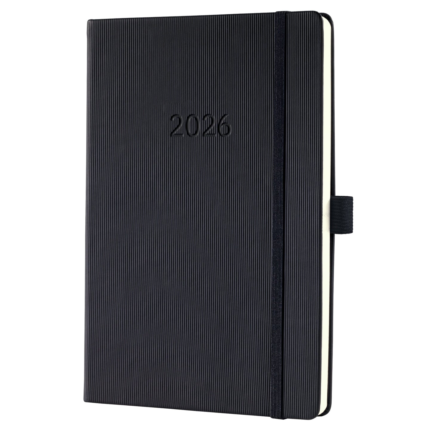 SIGEL Buchkalender Conceptum 2026 ca. DIN A5 1 Woche/2 Seiten Kunststoff schwarz