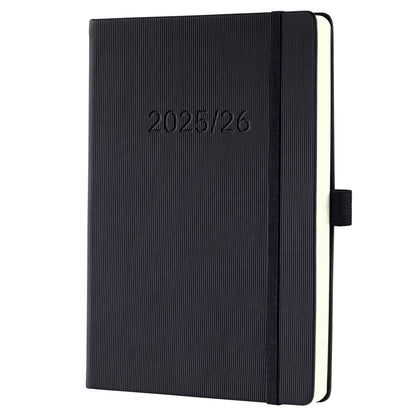 SIGEL Buchkalender Conceptum 2026 ca. DIN A5 1 Woche/2 Seiten Kunststoff schwarz
