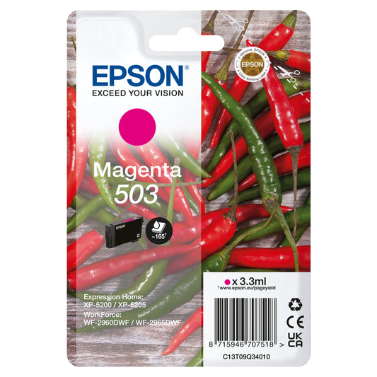 Epson Tintenpatrone Originalzubehör 503 ca. 165 Seiten magenta 3,3ml