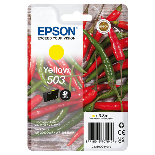 Epson Tintenpatrone Originalzubehör 503 ca. 165 Seiten gelb 3,3ml