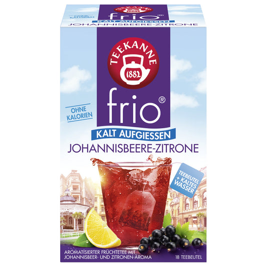 Teekanne Tee frio Johannisbeere-Zitrone 18 Btl./Pack.