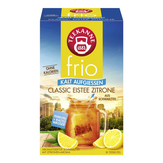 Teekanne Tee frio Classic Eistee Zitrone 18 Btl./Pack.