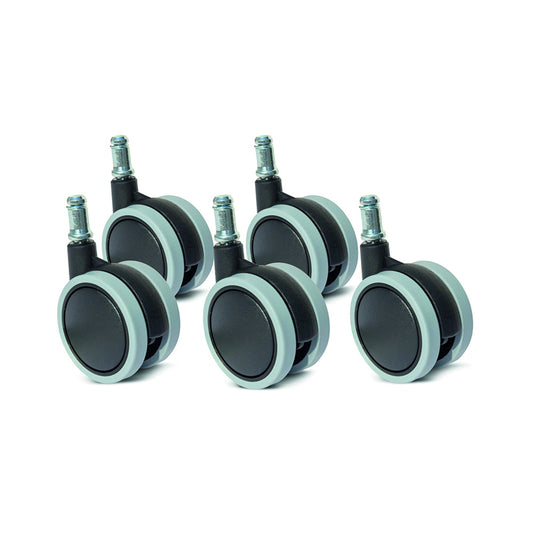 rocada Ersatzrolle Kunststoff/Gummi schwarz 5 St./Pack.