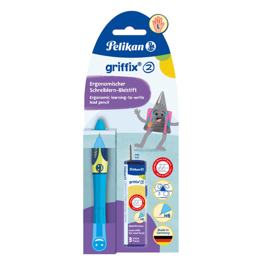 Pelikan Bleistift griffix® 2mm HB inkl. 3 x Bleistiftminen griffix®