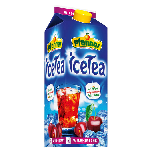 Pfanner Eistee Wildkirsche TetraPak 2l 6 St./Pack.