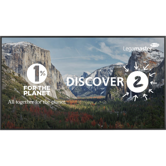 Legamaster Professionelles Display DISCOVER 2 218,44 cm (86") C 3.840 x 2.160 Pixel Dauerbetrieb möglich