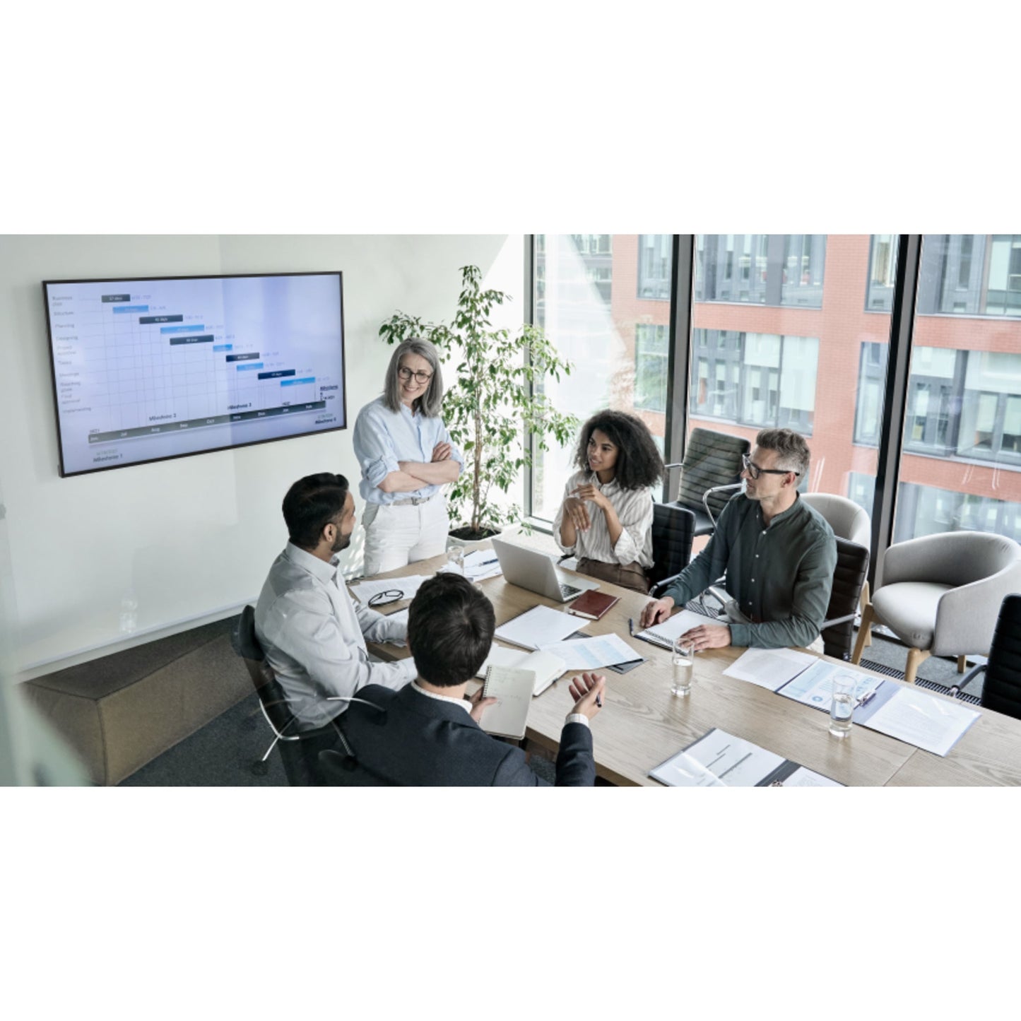 Legamaster Professionelles Display DISCOVER 2 218,44 cm (86") C 3.840 x 2.160 Pixel Dauerbetrieb möglich
