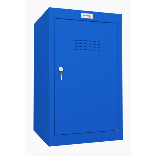 Phoenix Schließfachschrank CL 1 Fach Stahl, pulverbeschichtet blau