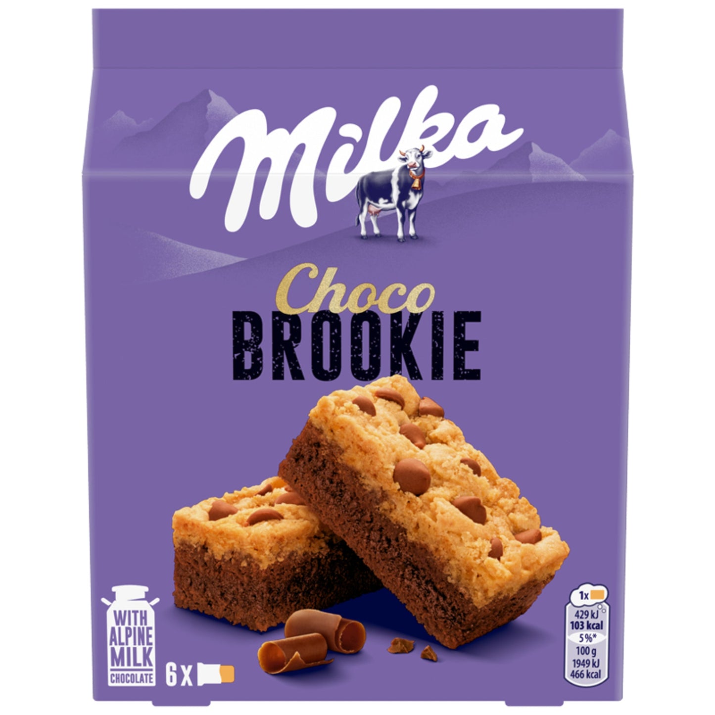 Gebäck Choco Brookie Alpenmilch 119 g/Pack.
