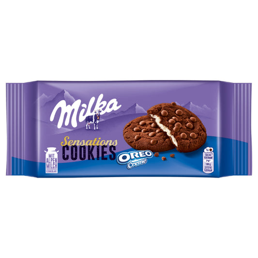 Gebäck Cookie Sensations Oreo Vanillecreme/Alpenmilch 156 g/Pack.