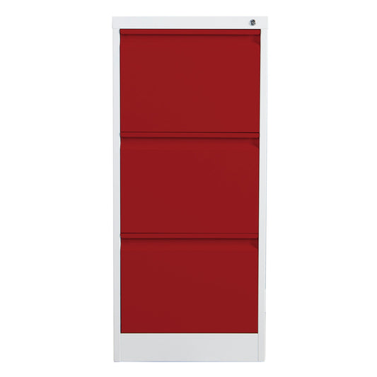 Phoenix Hängeregistraturschrank FC 450 x 1.025 x 620 mm (B x H x T) Stahl Farbe der Front: rot Farbe des Korpus: grau