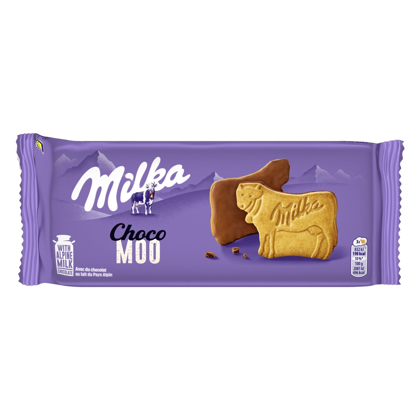 Gebäck Choco Moo Alpenmilch 200 g/Pack.