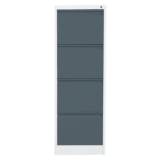 Phoenix Hängeregistraturschrank FC 450 x 1.330 x 620 mm (B x H x T) Stahl Farbe der Front: anthrazit Farbe des Korpus: grau
