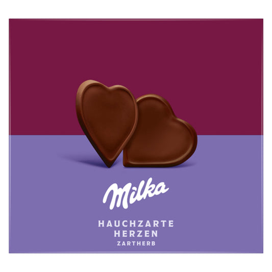 Milka Pralinen Hauchzarte Herzen Zartherb 130 g/Pack.
