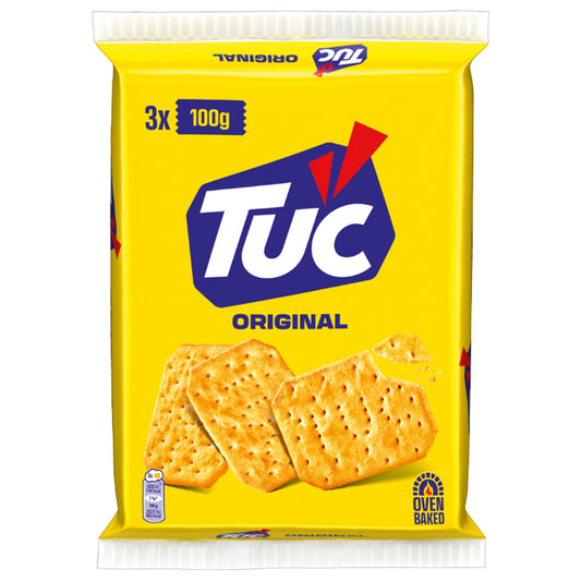Gebäck Crackers Original 3 x 100 g/Pack.