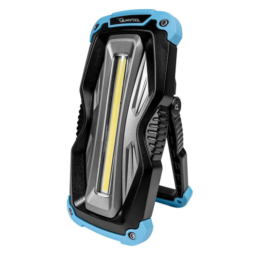 QUANTOOL Arbeitsleuchte 8,8 x 19,5 x 3,2 cm (B x H x T) schwarz/blau