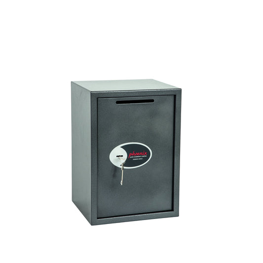 Phoenix Tresor Vela Deposit Home & Office 34,5 x 49,5 x 30 cm (B x H x T) Stahl graphit metallic