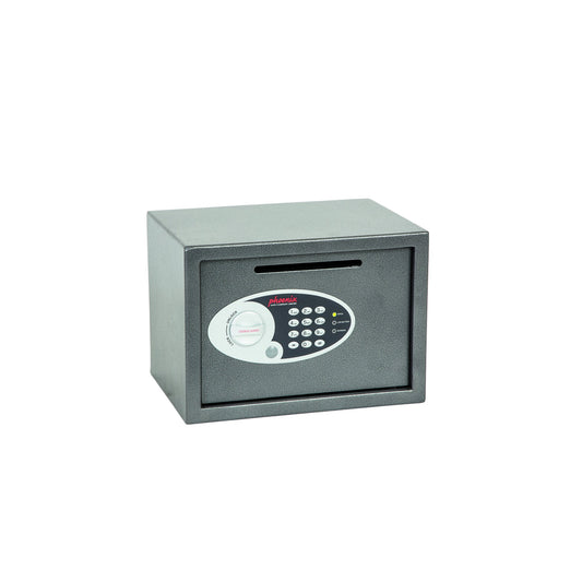 Phoenix Tresor Vela Deposit Home & Office 34,5 x 24,5 x 21 cm (B x H x T) Stahl graphit metallic