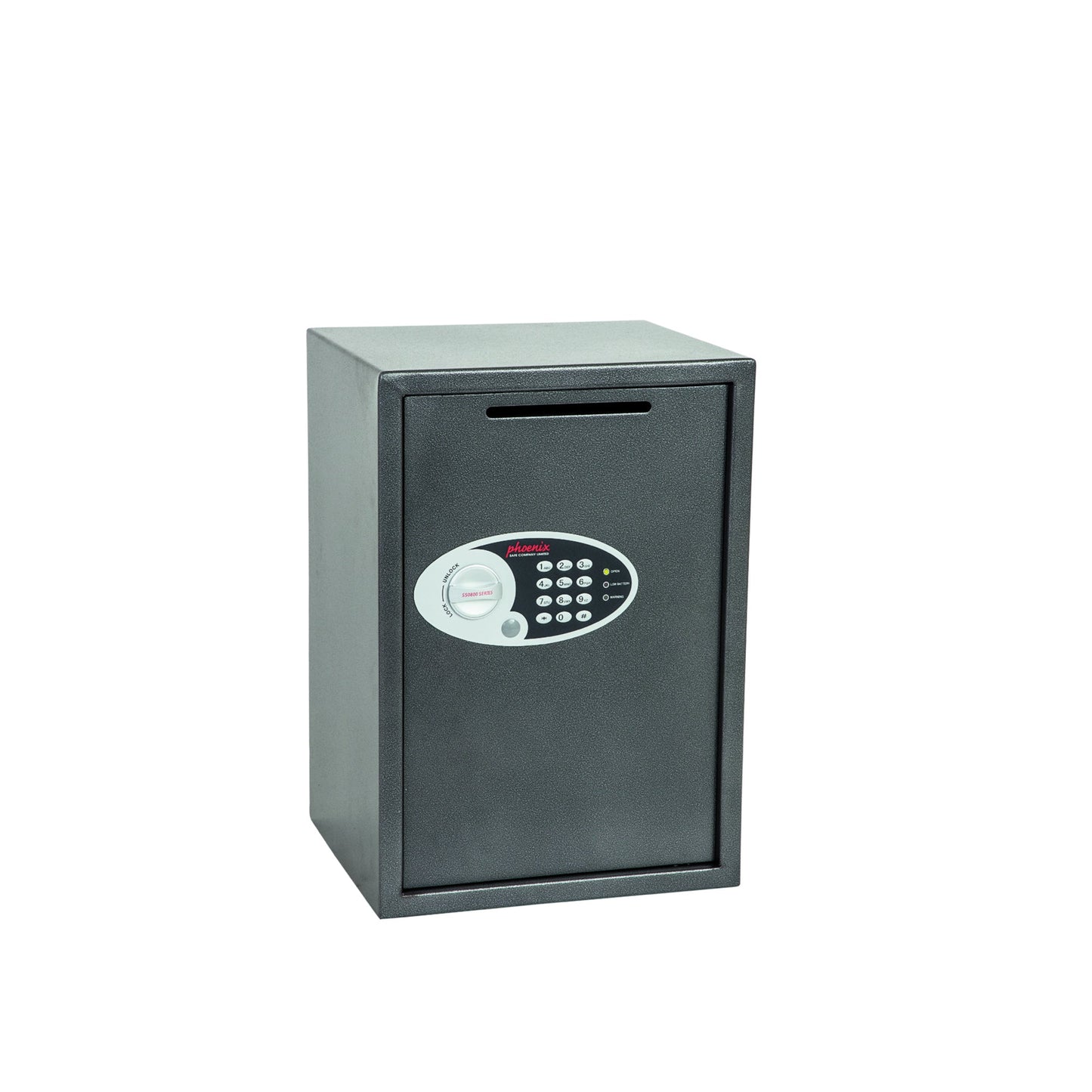 Phoenix Tresor Vela Deposit Home & Office 34,5 x 49,5 x 30 cm (B x H x T) Stahl graphit metallic