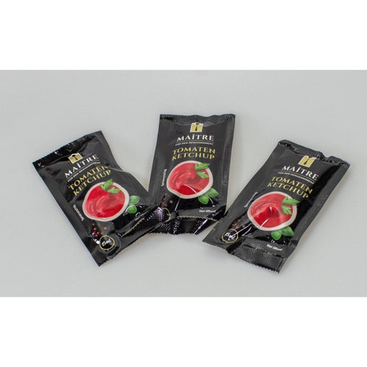 Maitre Ketchup Tomaten 100 x 15 ml/Pack.