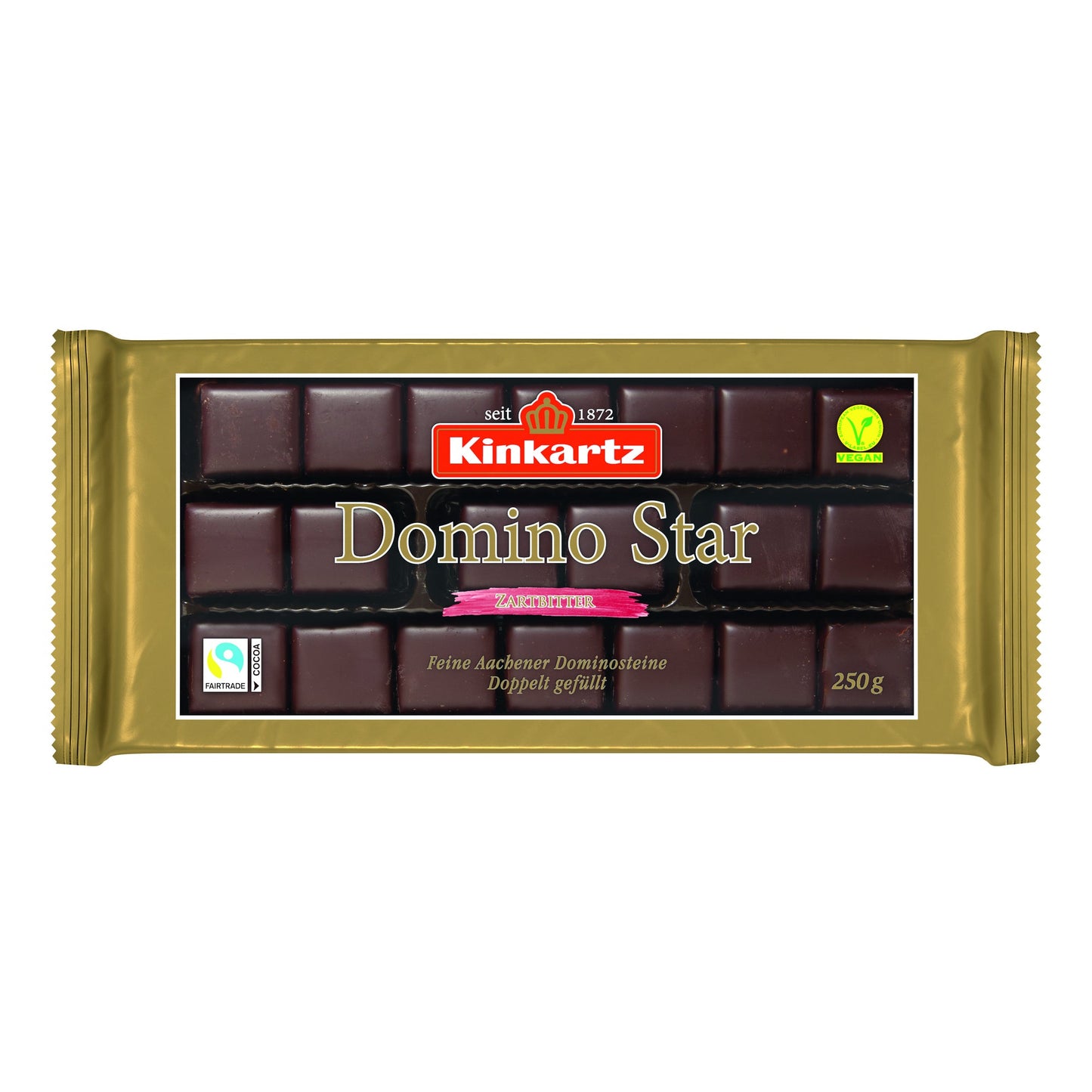 Gebäck Dominosteine Kinkartz Zartbitter 250 g/Pack.