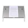 BakkerElkhuizen Konzepthalter FlexDesk 640 ComfortRead DIN A3 höhenverstellbar ohne Neigungsverstellung mit verstellbarem Zeilenzeiger Acryl transparent/hellgrau
