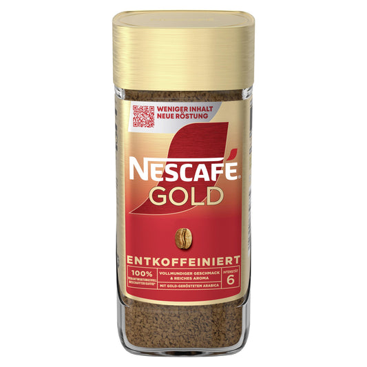 NESCAFÉ® Kaffee GOLD entkoffeiniert löslich 95 g/Pack.