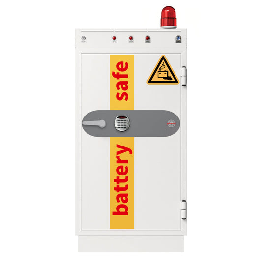 Phoenix Batterietresor Battery Commander Pro Innenmaße: 51 x 98 x 40 cm (B x H x T) Außenmaße: 69 x 138,5 x 71 cm (B x H x T) 199l 7.500 Wh Stahl
