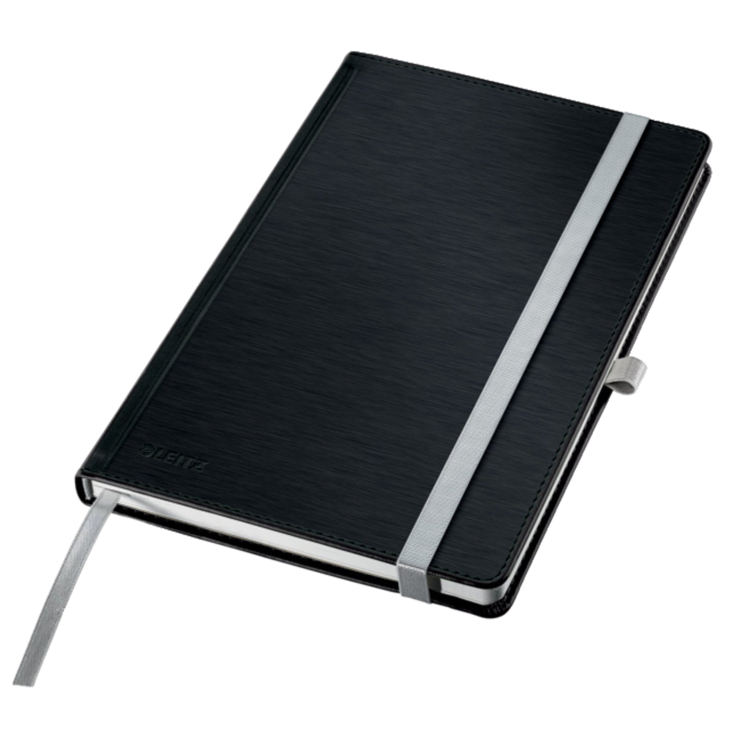 Leitz Notizbuch Style DIN A5 kariert satin schwarz 80 Bl.