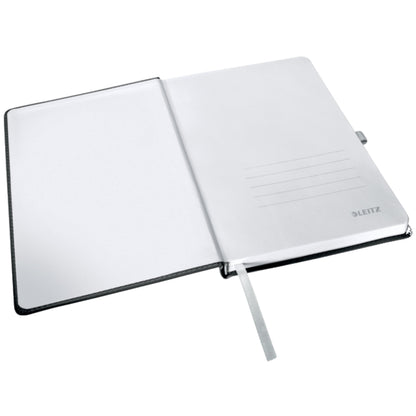 Leitz Notizbuch Style DIN A5 kariert satin schwarz 80 Bl.