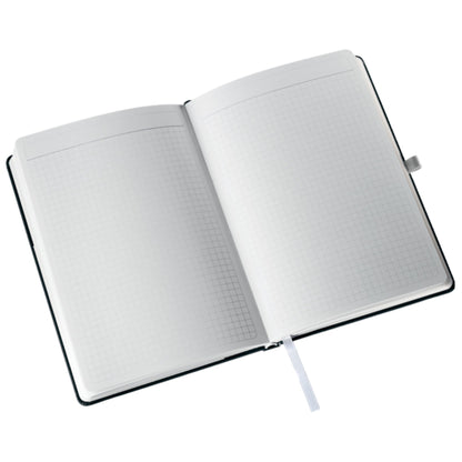 Leitz Notizbuch Style DIN A5 kariert satin schwarz 80 Bl.