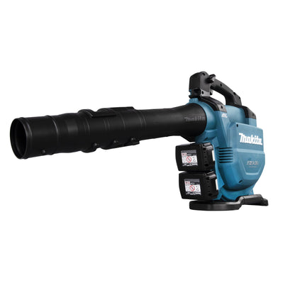 Makita® Laubsauger DUB363 804m³/h 234km/h 7.850 U/Min. Akku inkl. Runddüse 72, 2 x Saugrohr (A/B), Blasrohr 90-72, Absaug-Set, Sechskantstiftschlüssel (4 mm), 2 x Akku BL 1850B, Doppelakkuladegerät DC18RD