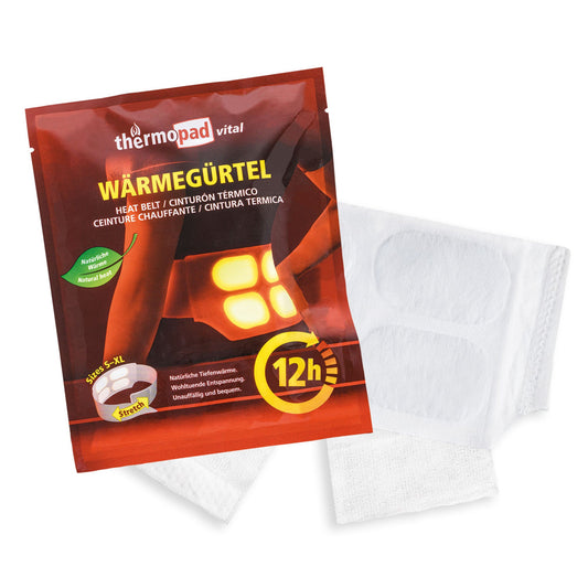 Thermopad Wärmepad Vital Rücken, Lendenwirbelsäule S-XL Eisenpulver/Salz/Aktivkohle