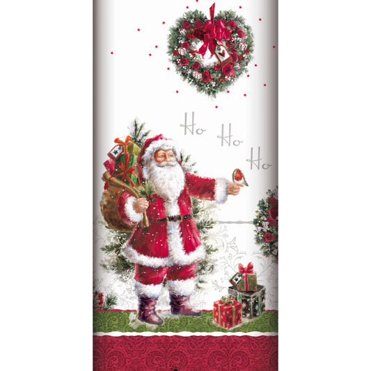 PAPSTAR Tischdecke 180 x 120 cm (B x L) Airlaid mehrfarbig HoHoHo