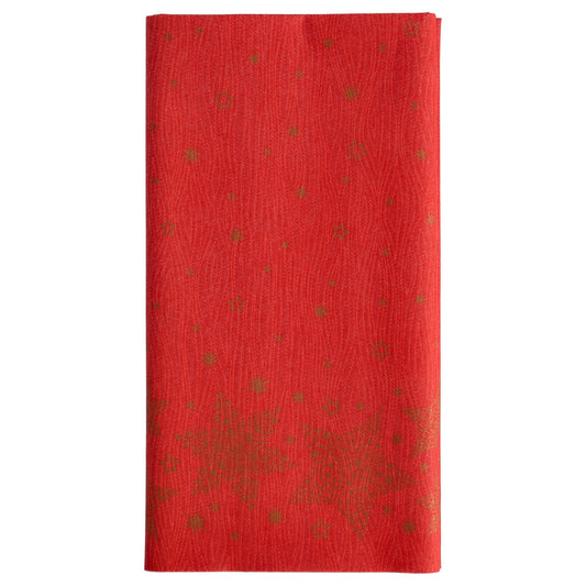 PAPSTAR Tischdecke 180 x 120 cm (B x L) Airlaid mehrfarbig Christmas Shine