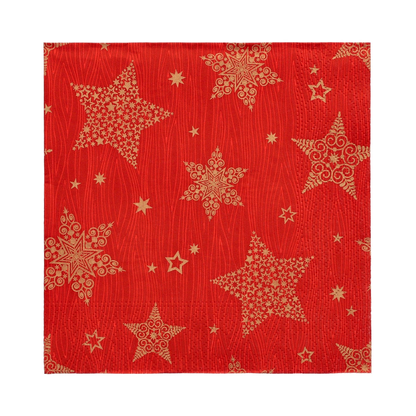 PAPSTAR Servietten 33 x 33 cm (B x H) mehrfarbig Christmas Shine 20 St./Pack.