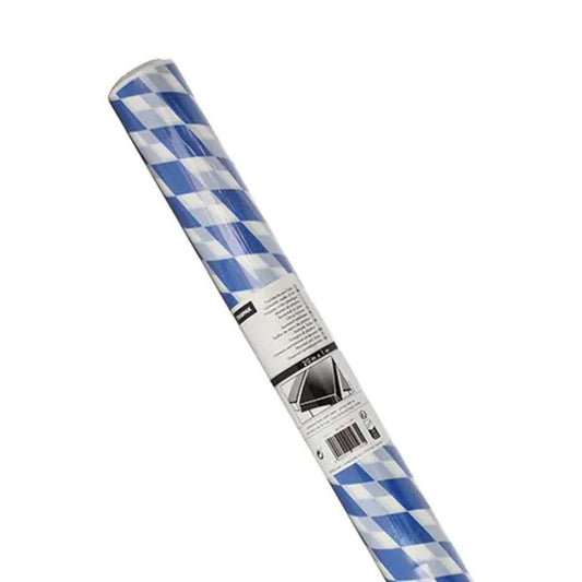 PAPSTAR Tischdecke 100 cm x 20 m (B x L) Polyethylen blau/weiß Bayrisch Blau