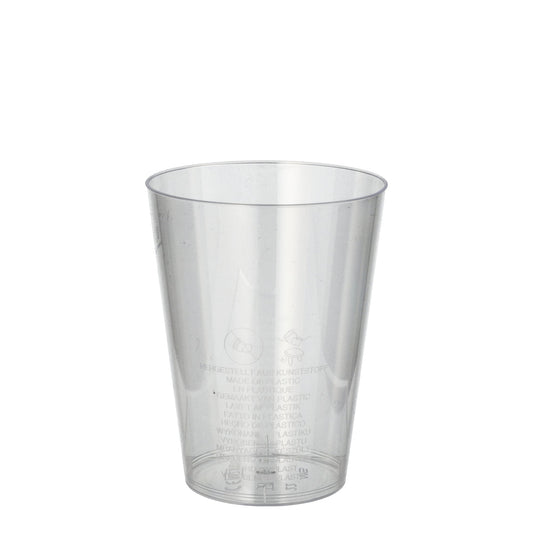 PAPSTAR Trinkbecher Einweg 200ml Polystyrol glasklar 50 St./Pack.