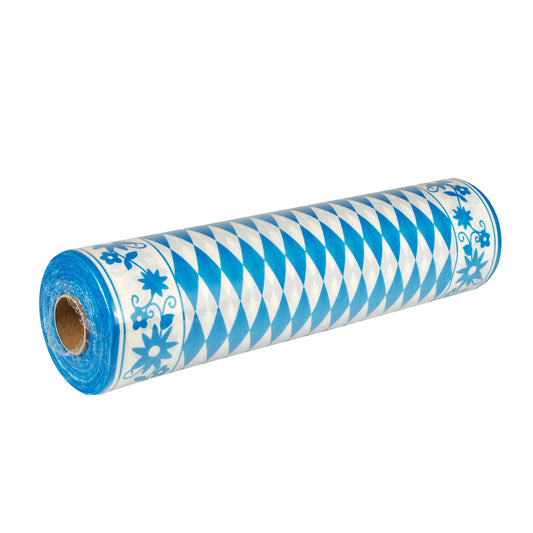 PAPSTAR Tischläufer 40 cm x 24 m (B x L) 95 % Cellulose, 5 % Binder blau/weiß