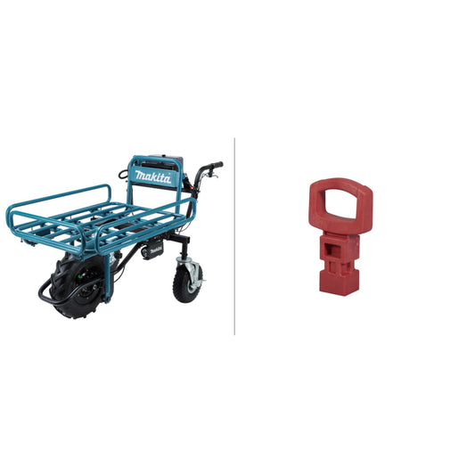Makita® Schubkarre DCU180Z 82 x 82-90 x 111-131 cm (B x H x T) 130kg Akku Zubehör erforderlich erforderliches Zubehör: Makita Akku BL1850B, Akkuladegerät DC18RC