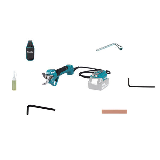 Makita® Astschere DUP180 30mm Akku ohne Akkupack 2 x Makita Akku BL1850B, Akkuladegerät DC18RC 0,68kg