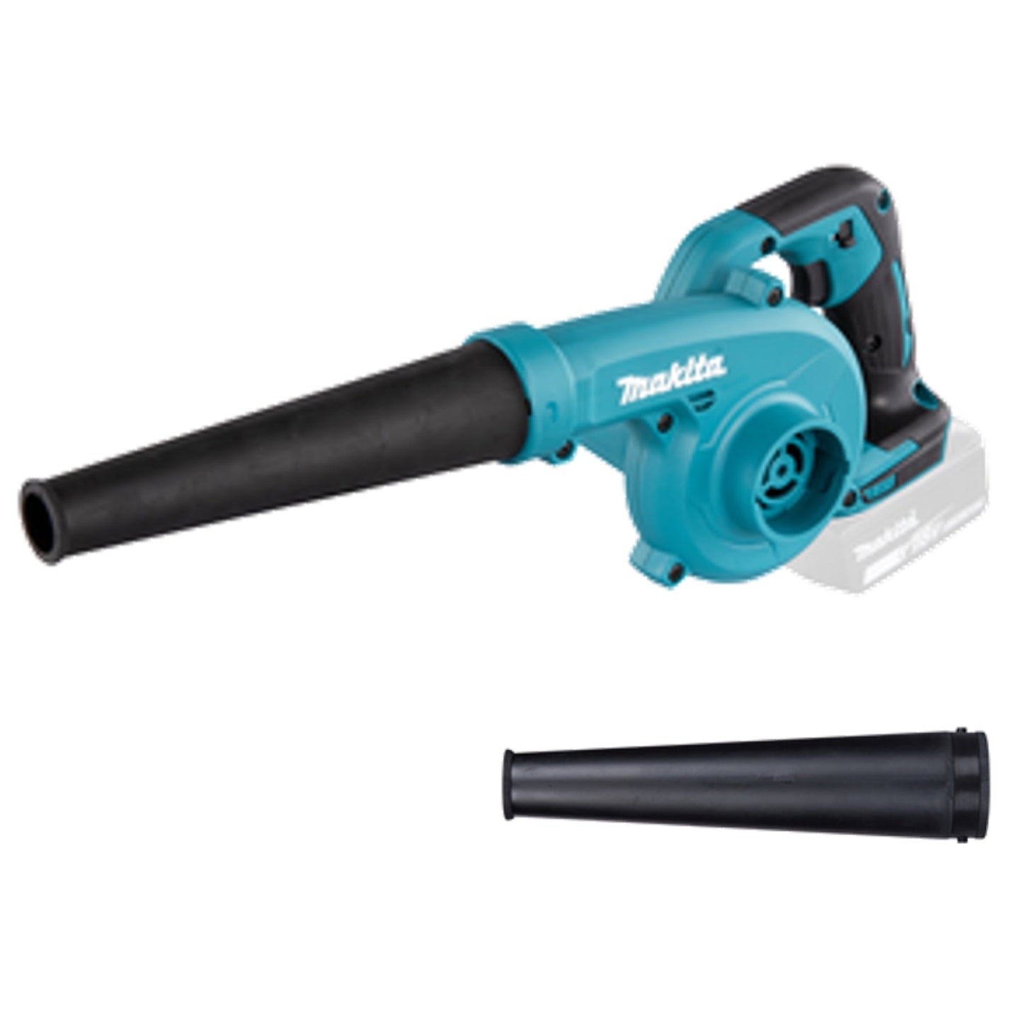 Makita® Laubbläser DUB185 98m/s Akku ohne Akkupack Zubehör erforderlich Makita Akku BL1850B, Akkuladegerät DC18RC 18V inkl. Gebläsedüse 1,4kg