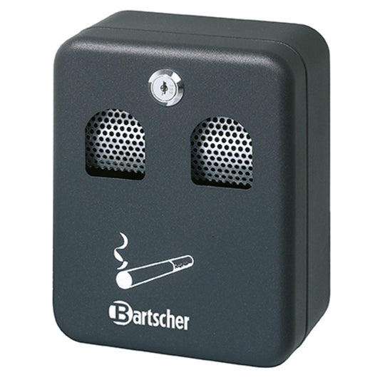 Bartscher Wandascher 16 x 20 x 9 cm (B x H x T) 1l Stahlblech, lackiert schwarz