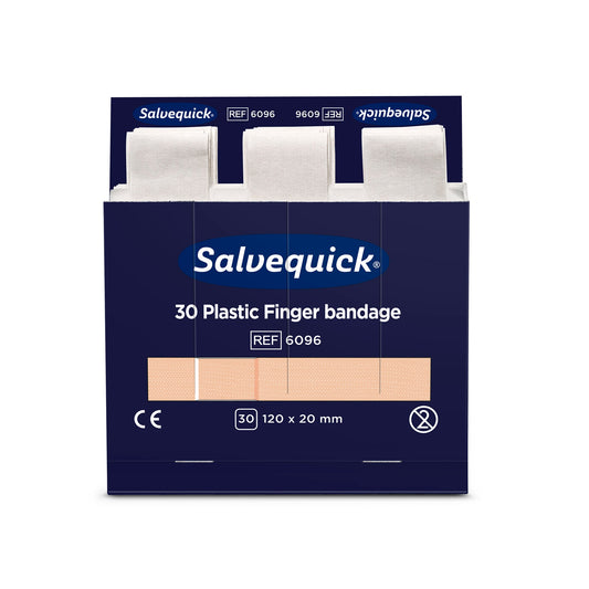Salvequick Nachfüllset Pflasterspender Refill 6096 Salvequick Pflasterspender Blue Detectable 1009072 30 St./Pack.
