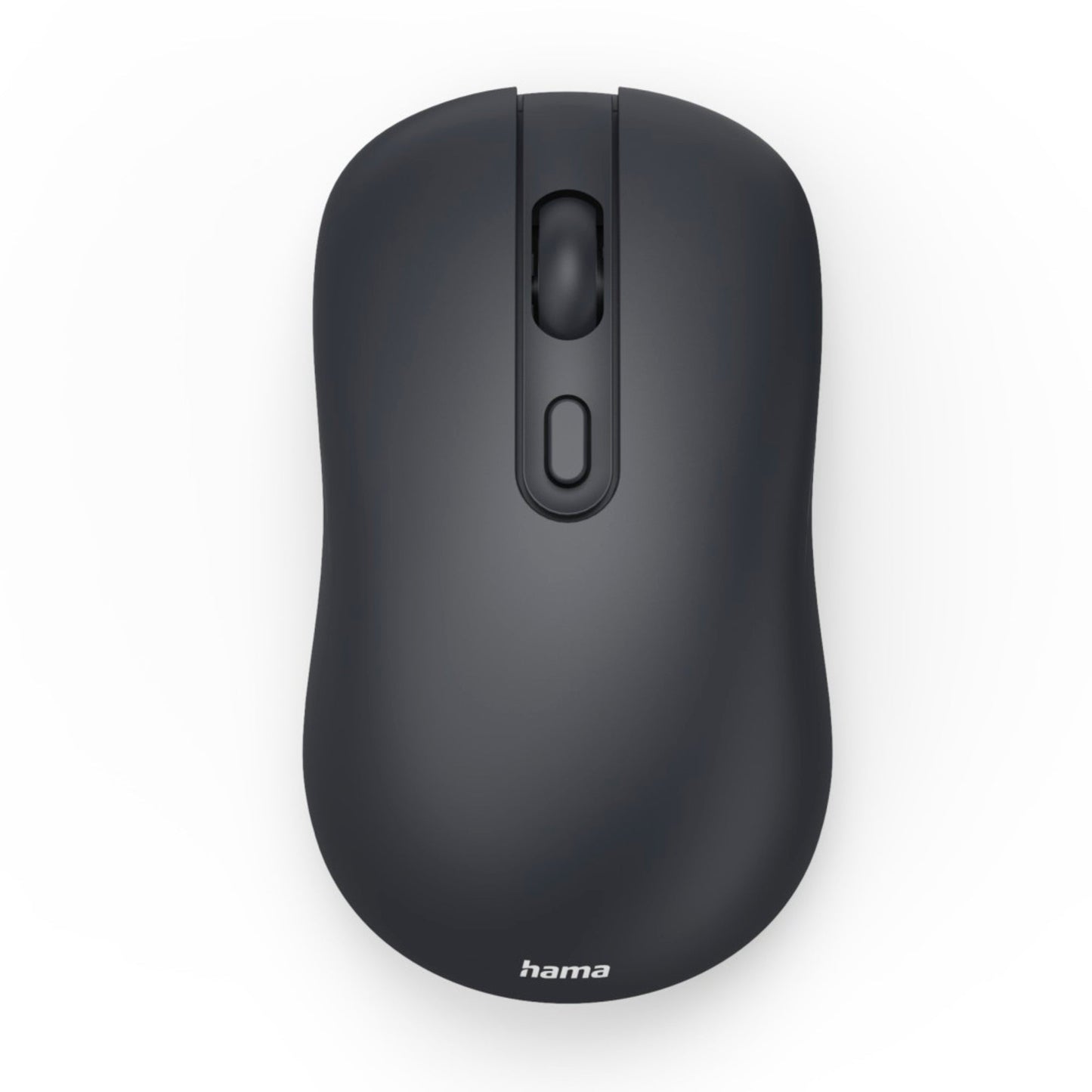 Hama Optische PC Maus WM-200 Links- und Rechtshänder nicht ergonomisch USB-C 10m Batterie inkl. USB-Empfänger schwarz