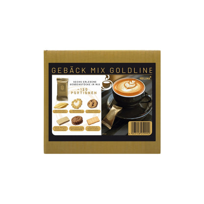 Hellma Gebäckmischung Goldline Karton 120 St./Pack.