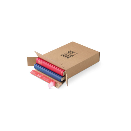 ColomPac® Versandkarton Kurierpaket Innenmaße: 32,3 x 24,4 x 6,9 cm (B x H x T) Außenmaße: 25 x 34,5 x 7,5 cm (B x H x T) Kraftliner Wellpappe braun