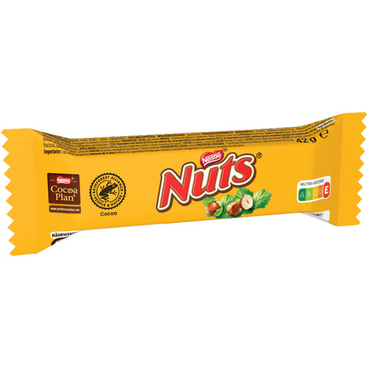 Nuts Schokoriegel Haselnuss 24 x 42 g/Pack.